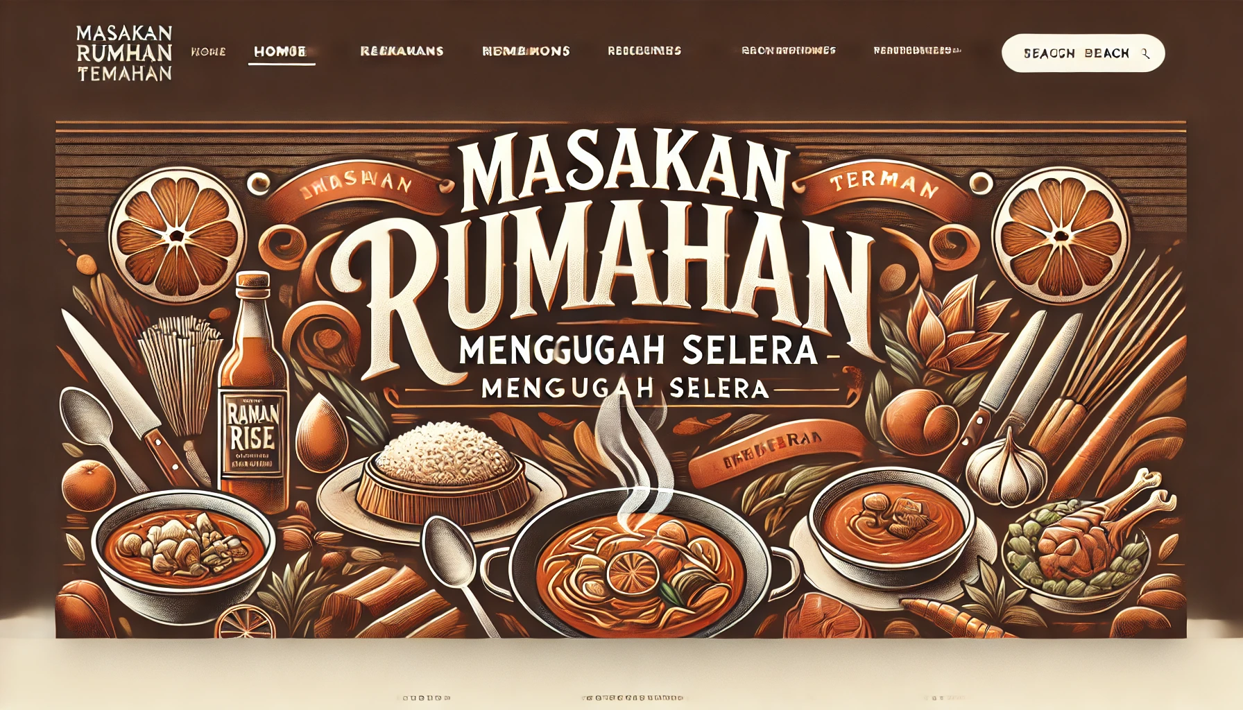Masakan Rumahan Terbaik Menggugah Selera