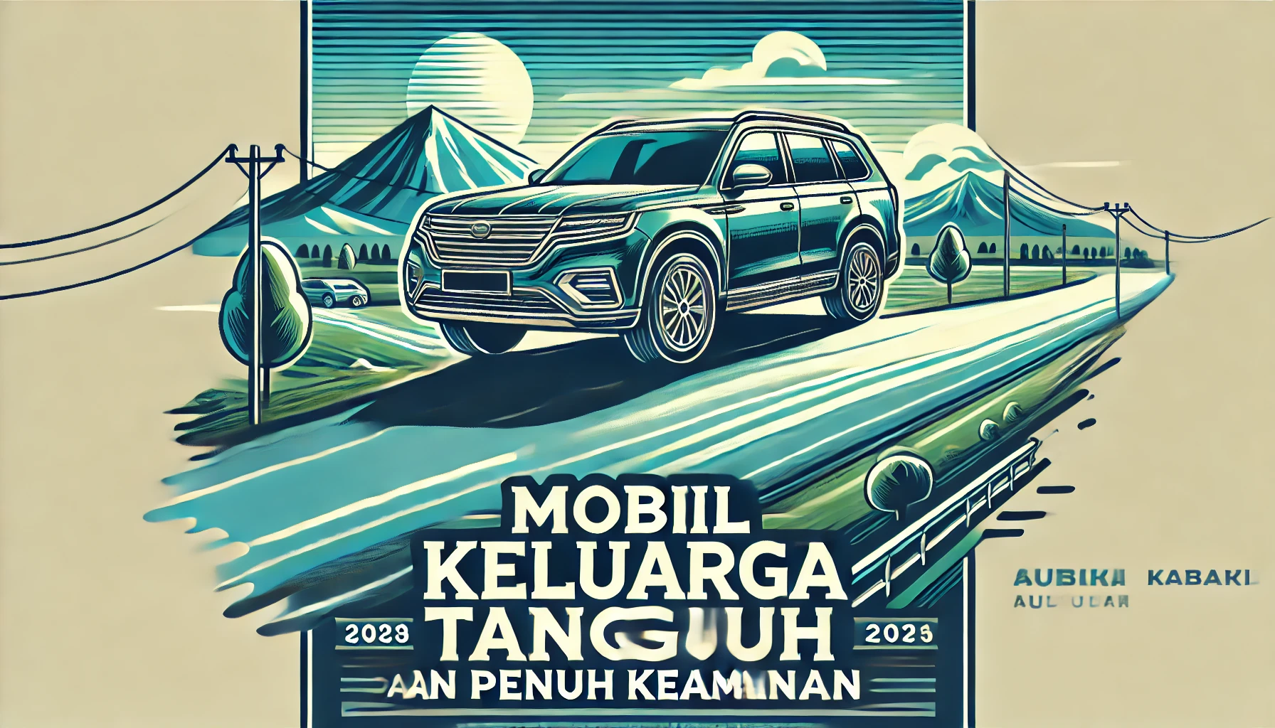 Mobil Keluarga Tangguh dan Penuh Keamanan