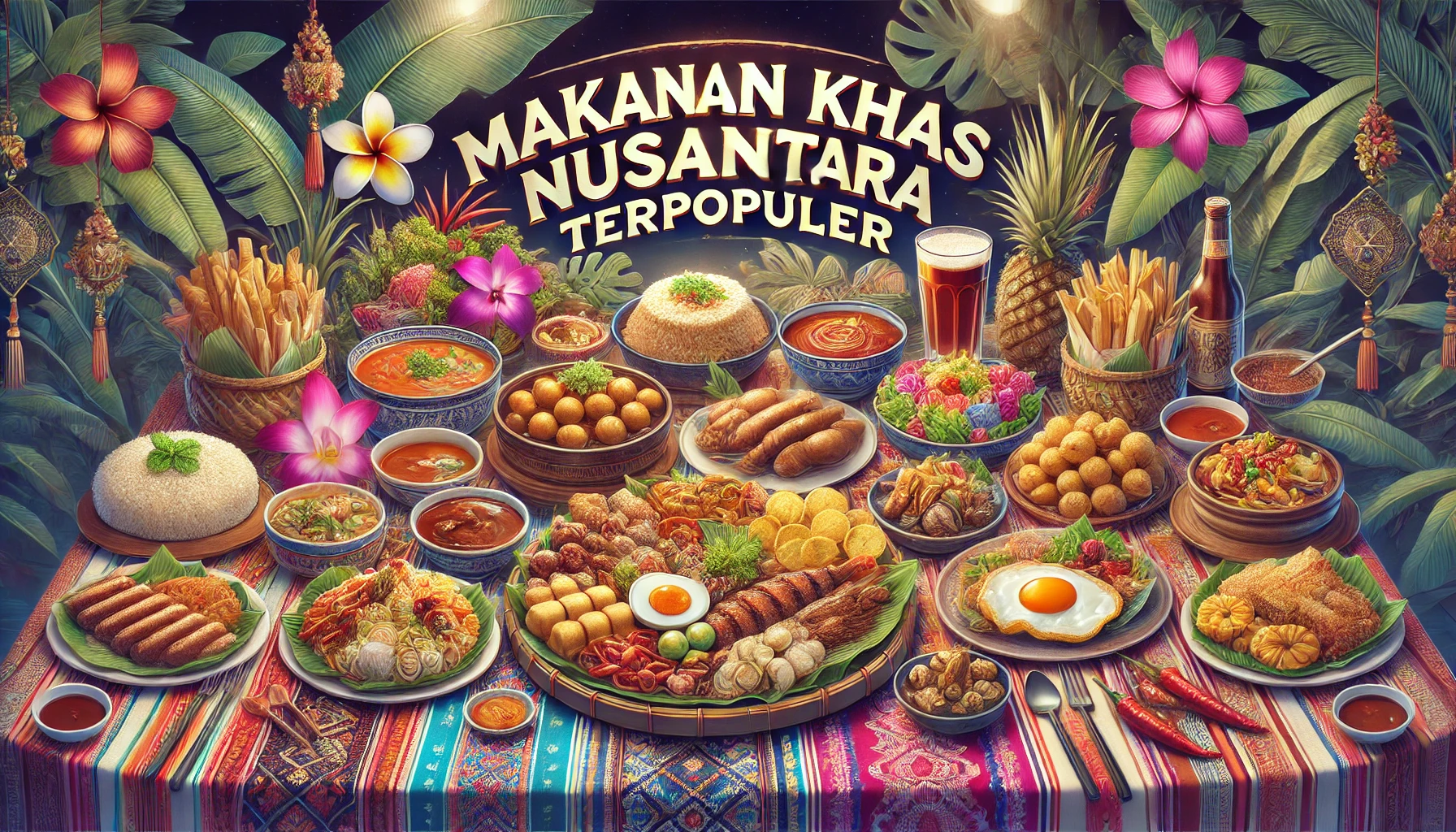 Makanan Khas Nusantara Terpopuler Makanan Khas Nusantara Terpopuler